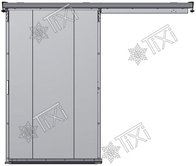 Откатная дверь коммерческой серии ОД(КС)-1200.2000-80-С