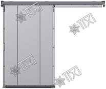 Откатная дверь коммерческой серии ОД(КС)-900.1800-80-С