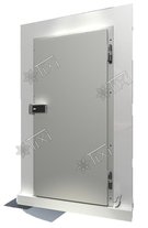 Распашная одностворчатая дверь коммерческой серии РДО(КС)-800.1800-80-С