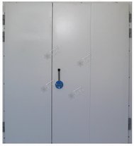 Распашная двустворчатая дверь для холодильной камеры - РДД-1400.2200/02-80-С