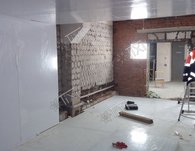Утепление помещения сэндвич-панелями пенополиуретан 80мм (стены, пол и потолок)