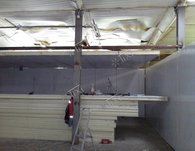 Монтаж потолка камер с системой подвесов