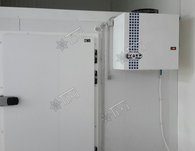 Холодильные камеры из панелей пенополиуретан 80мм, двери Ирбис серии КС, моноблочные машины "Север"